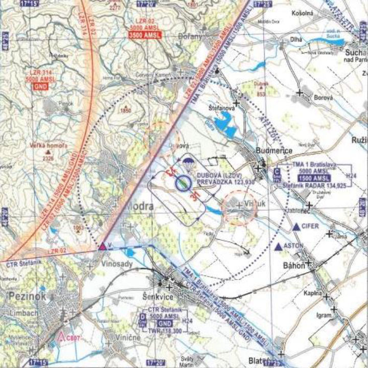 Ilustrace 1 z 4 ze zprávy LNVÚ SKS2025001: Událost lietadlá Skyleader 600 (OK-BAA61) na LZDV (DUBOVÁ)