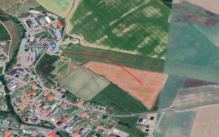 Ilustrace 4 z 4 ze zprávy LNVÚ SKS2024003: Událost lietadlá OM-LUC (WT-10) - Mlynica
