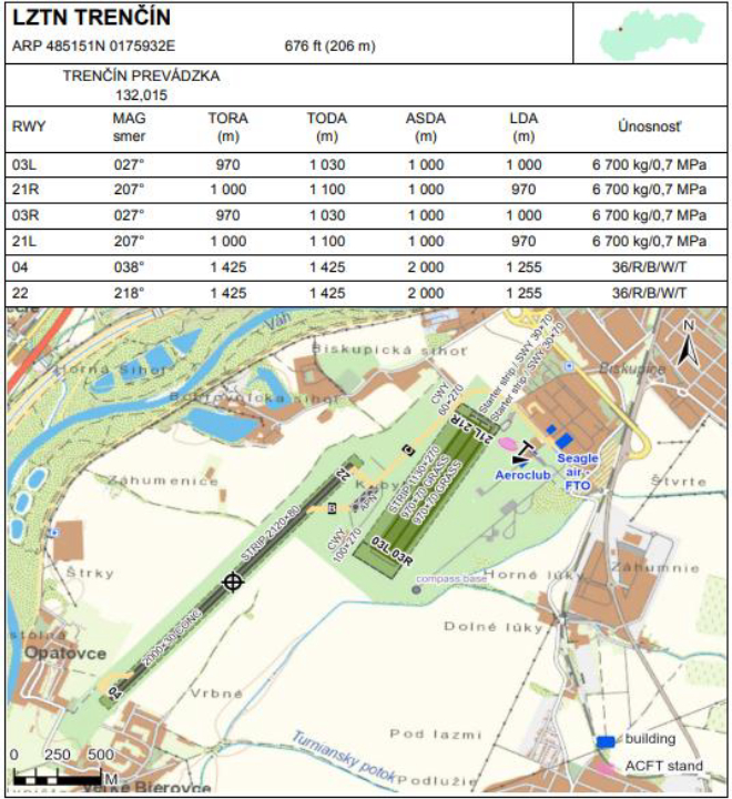 Ilustrace 6 z 7 ze zprávy LNVÚ SKS2024004: Událost lietadlá OM-KLL (DA-20) na LZTN (TRENČÍN)