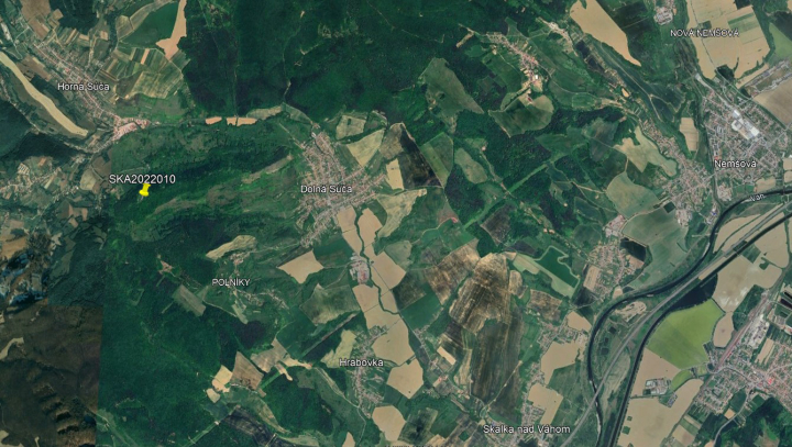 Ilustrace 2 z 2 ze zprávy LNVÚ SKA2022010: Událost lietadlá TRIPLE SEVEN GLIDERS - ROOK 3 (OM-L301) na HORN (á Súča)