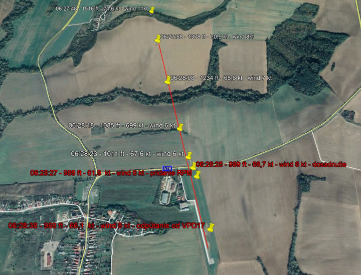 Illustration 3 of 12 from LNVÚ report SKA2020002: Event aircraft (OM-VIP)