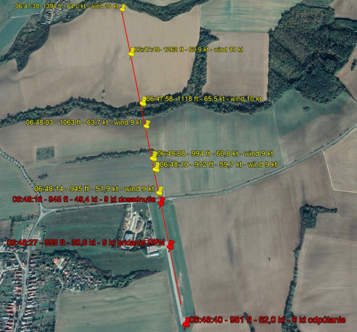 Illustration 6 of 12 from LNVÚ report SKA2020002: Event aircraft (OM-VIP)