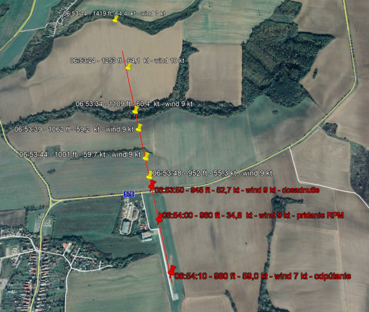 Illustration 7 of 12 from LNVÚ report SKA2020002: Event aircraft (OM-VIP)