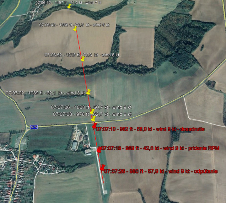 Illustration 9 of 12 from LNVÚ report SKA2020002: Event aircraft (OM-VIP)