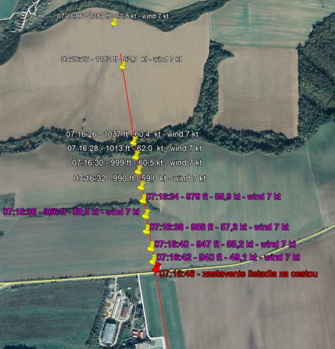 Illustration 10 of 12 from LNVÚ report SKA2020002: Event aircraft (OM-VIP)