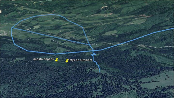 Illustration 5 of 9 from LNVÚ report SKA2016007: Event aircraft (OM-ATR)