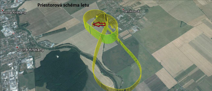 Illustration 1 of 1 from LNVÚ report SKS2015001: Event aircraft (OM-M929)