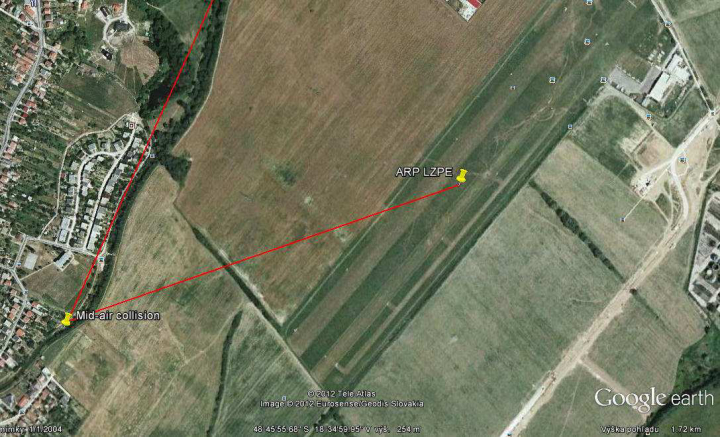 Illustration 2 of 2 from LNVÚ report SKA2012001: Event aircraft OE-5298 / D-8977