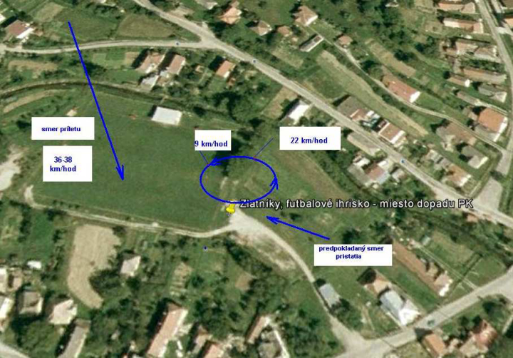 Ilustrácia 4 z 4 zo správy LNVÚ SKA2011008: Udalosť lietadla BPK